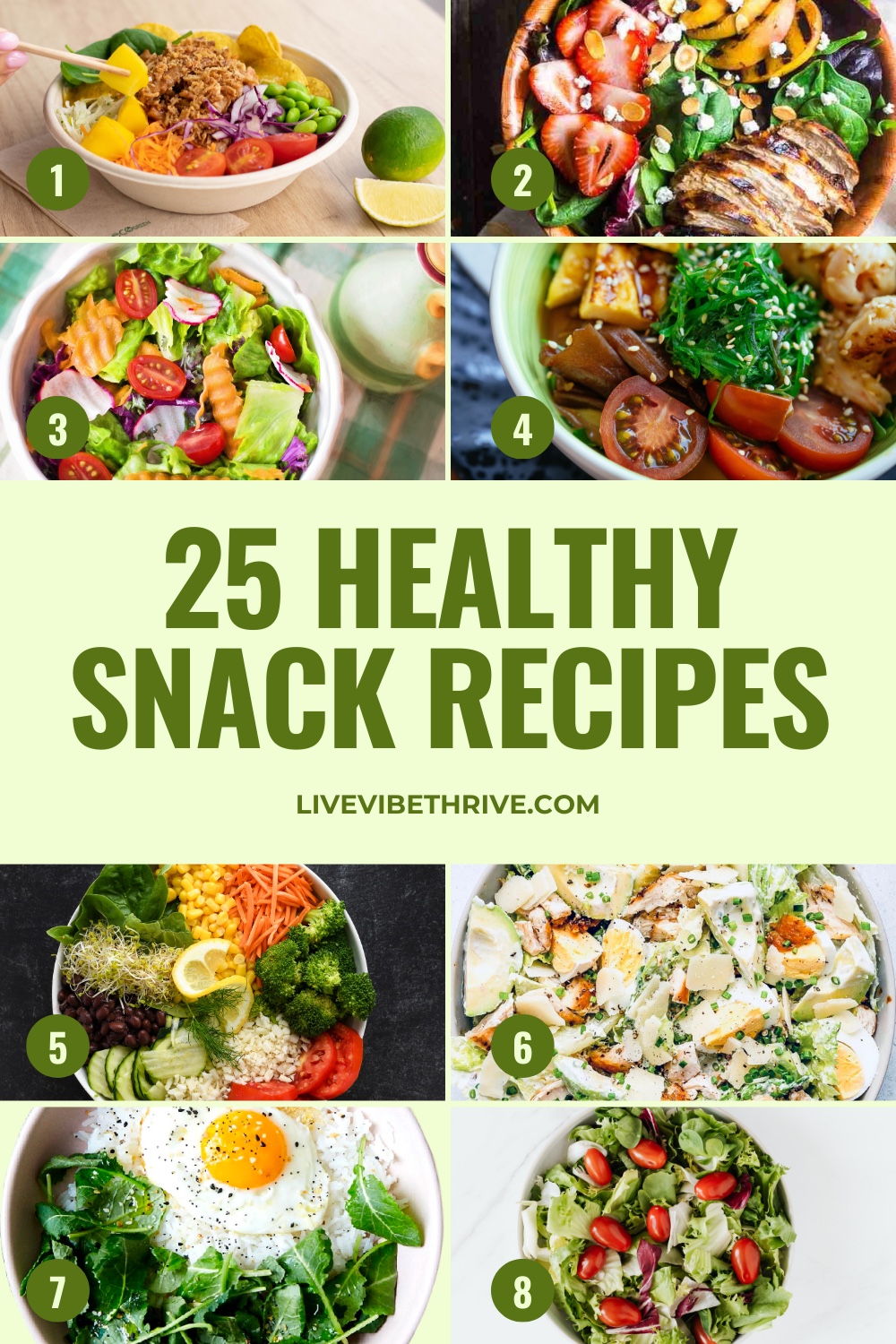 25 Healthy Snacks Recipes