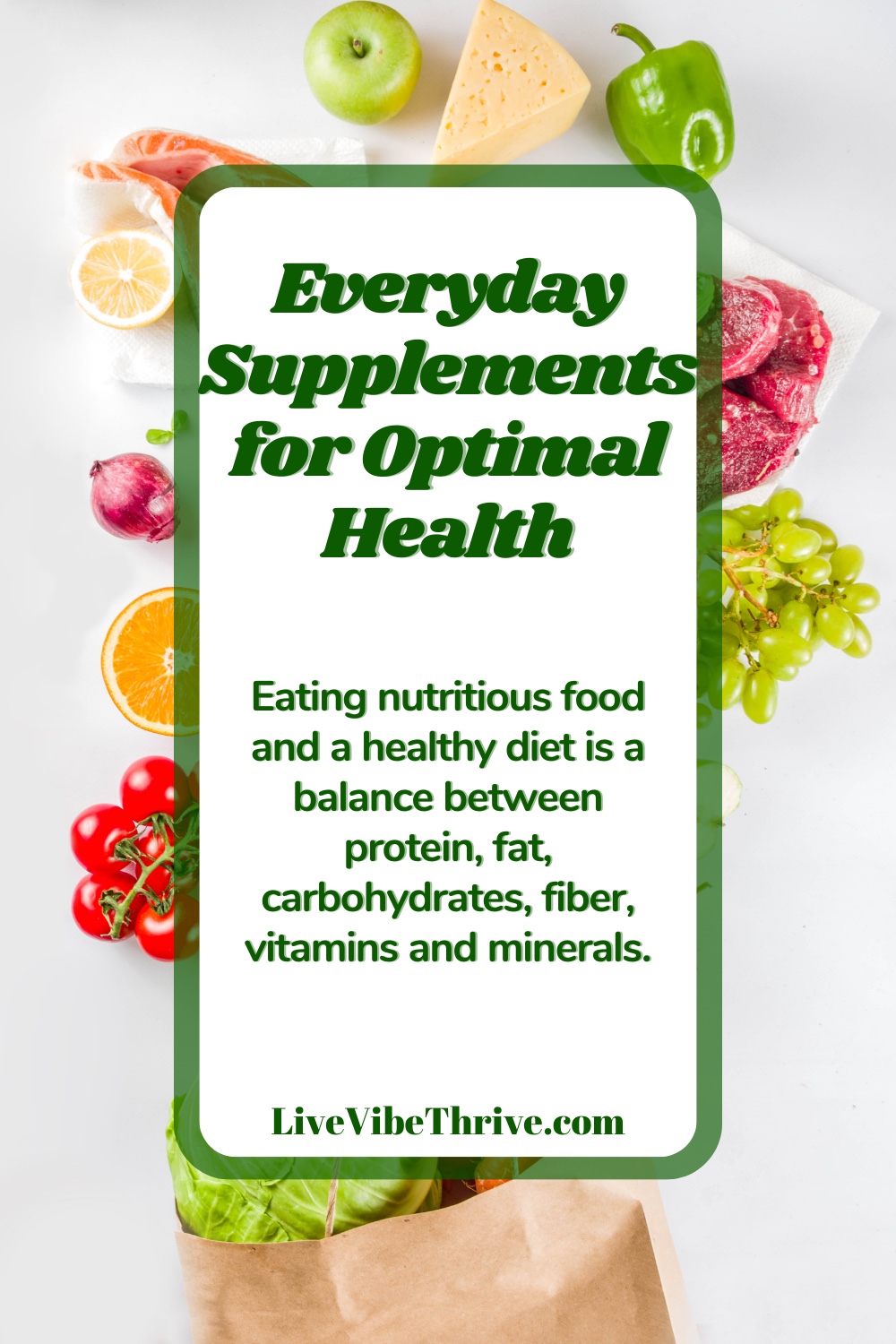 Everyday Supplements for Optimal Health