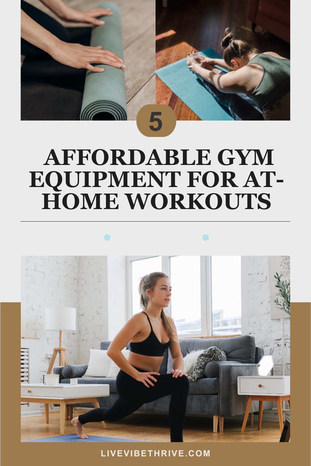 5 Affordable Gym Equipment for At-Home Workouts